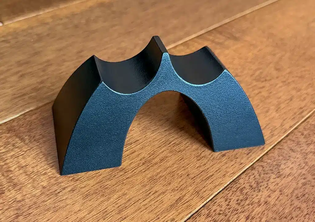 Cable Arch Duo dual-channel cable elevator displayed on a wood floor